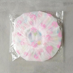 3pcs Colorful Polka Dot Shower Cap Waterproof Multifunctional Bath Cap