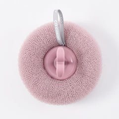 Round Bath Ball With Handle for Exfoliating Scrub