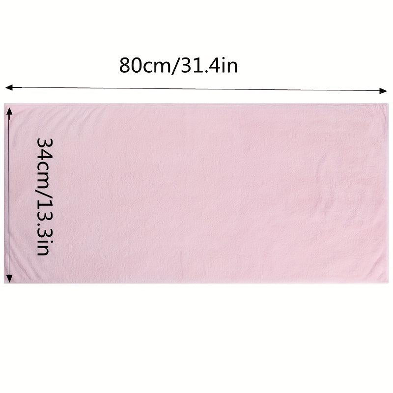 Embroidered Hand Towel Coral Fleece Quick Drying Soft Absorbent Towel