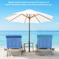 2pcs Beach Towel Clips Windproof Towel Holder for Cruises and Beach