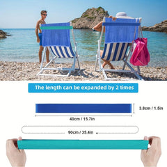 2pcs Beach Towel Clips Windproof Towel Holder for Cruises and Beach