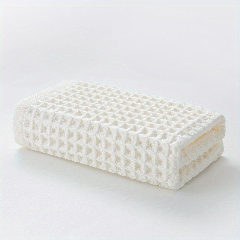 Cotton Waffle Hand Towel Soft Face Towel Skin friendly Breathable Household