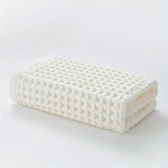 Cotton Waffle Hand Towel Soft Face Towel Skin friendly Breathable Household