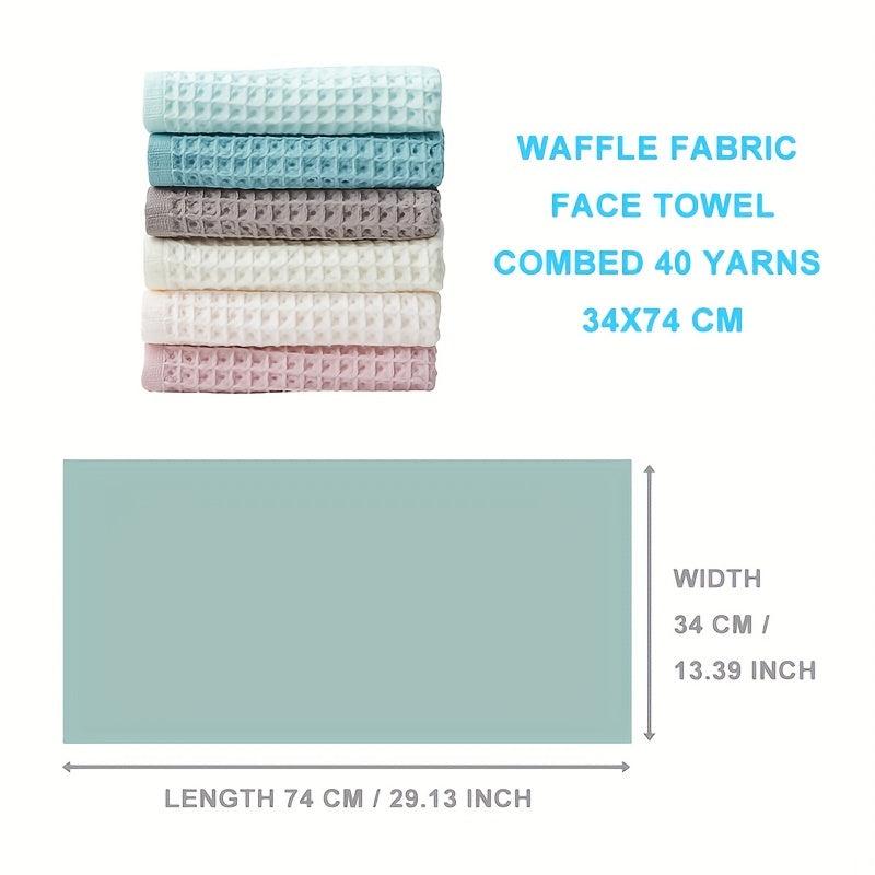 Cotton Waffle Hand Towel Soft Face Towel Skin friendly Breathable Household