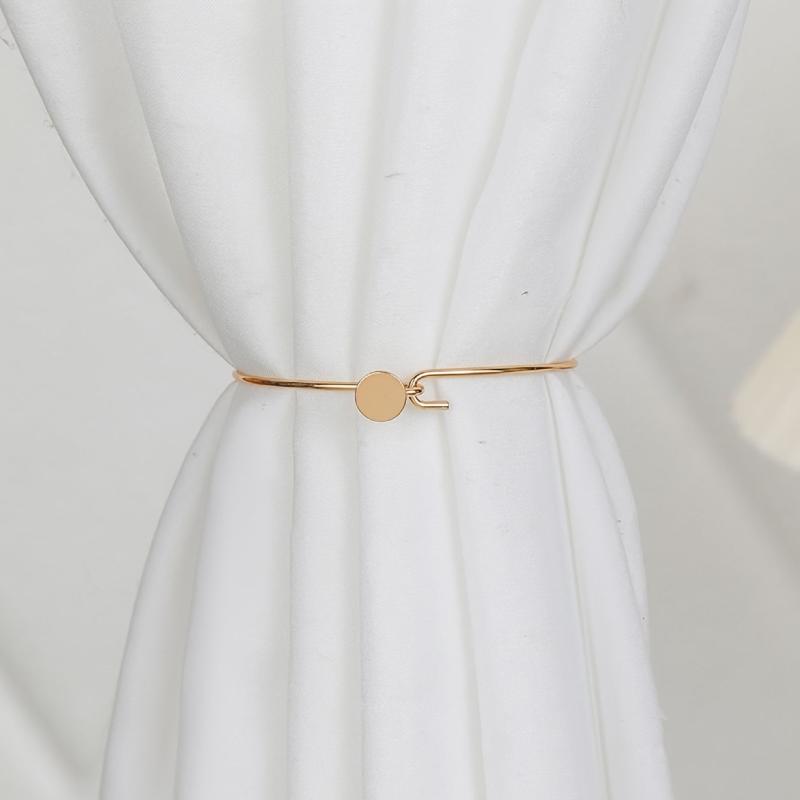 1pc Minimalist Curtain Holder Metal Curtain Clip for Home Decoration