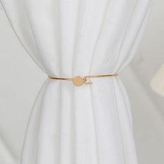 1pc Minimalist Curtain Holder Metal Curtain Clip for Home Decoration