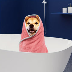 Soft Pet Towel Quick Drying Bath Towel For Dogs And Cats Coral Velvet