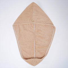 Hair Towel With Button Absorbent Hair Towel Wrap For Curly Hair Fast Drying