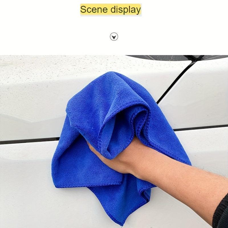 2pcs Car Washing Towel Thickened Absorbent Washcloth