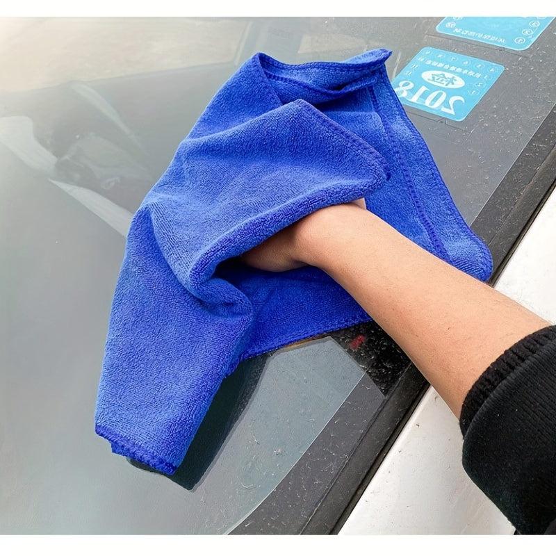 2pcs Car Washing Towel Thickened Absorbent Washcloth
