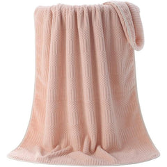 Soft Coral Fleece Bath Towel - Highly Absorbent - Home & Hotel Bathroom Supplies