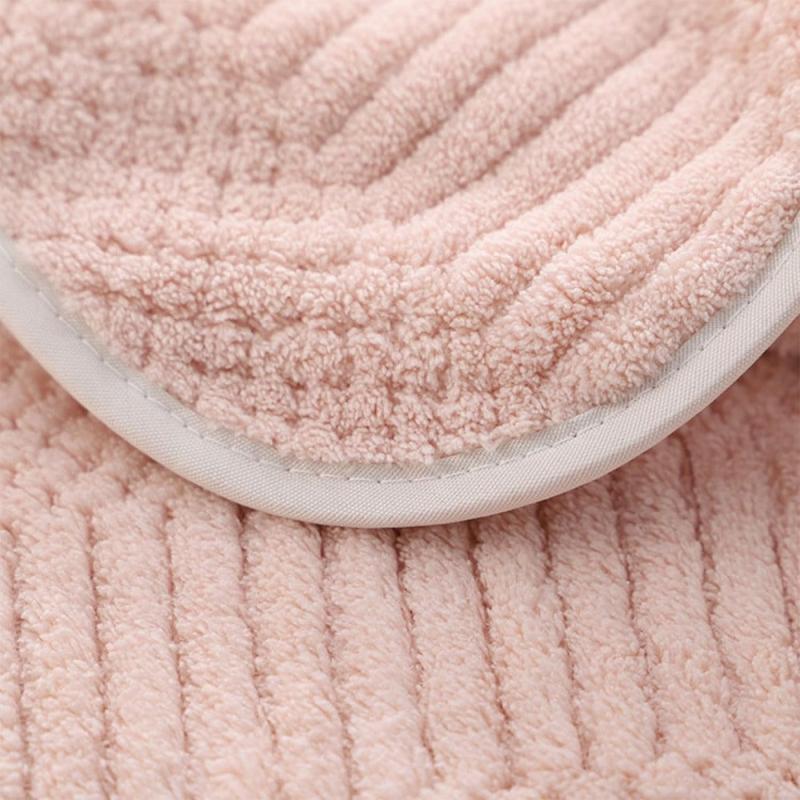 Soft Coral Fleece Bath Towel - Highly Absorbent - Home & Hotel Bathroom Supplies