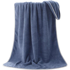 Soft Coral Fleece Bath Towel - Highly Absorbent - Home & Hotel Bathroom Supplies