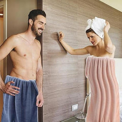 Soft Coral Fleece Bath Towel - Highly Absorbent - Home & Hotel Bathroom Supplies