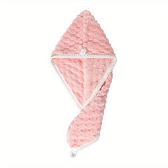Coral Fleece Bathrobe Hand Towel Set High Absorption Towel