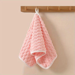 Coral Fleece Bathrobe Hand Towel Set High Absorption Towel