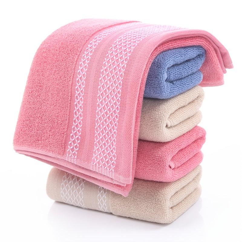 3pcs Cotton Hand Towels 13 X 28 Ultra Soft Absorbent for Bath & Gym