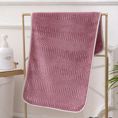 Soft Coral Fleece Hand Towel for Home Bathroom