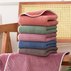 Soft Coral Fleece Hand Towel for Home Bathroom