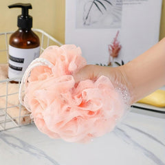 Soft Exfoliating Bath Sponge with Flower Loofah for Body Wash