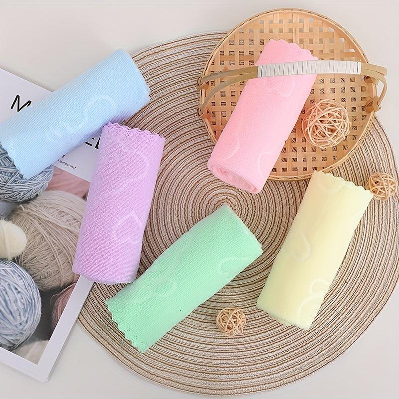 10pcs Coral Fleece Cleaning Rag Soft Towel for Home Bathroom