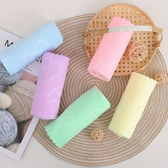 10pcs Coral Fleece Cleaning Rag Soft Towel for Home Bathroom
