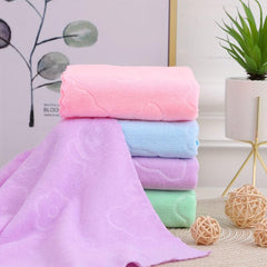 10pcs Coral Fleece Cleaning Rag Soft Towel for Home Bathroom