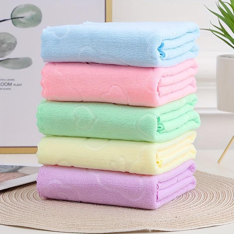 10pcs Coral Fleece Cleaning Rag Soft Towel for Home Bathroom