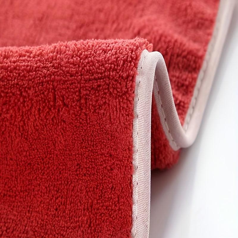 Alpaca Embroidered Hand Towel Coral Fleece Soft Skin-friendly Face Towel
