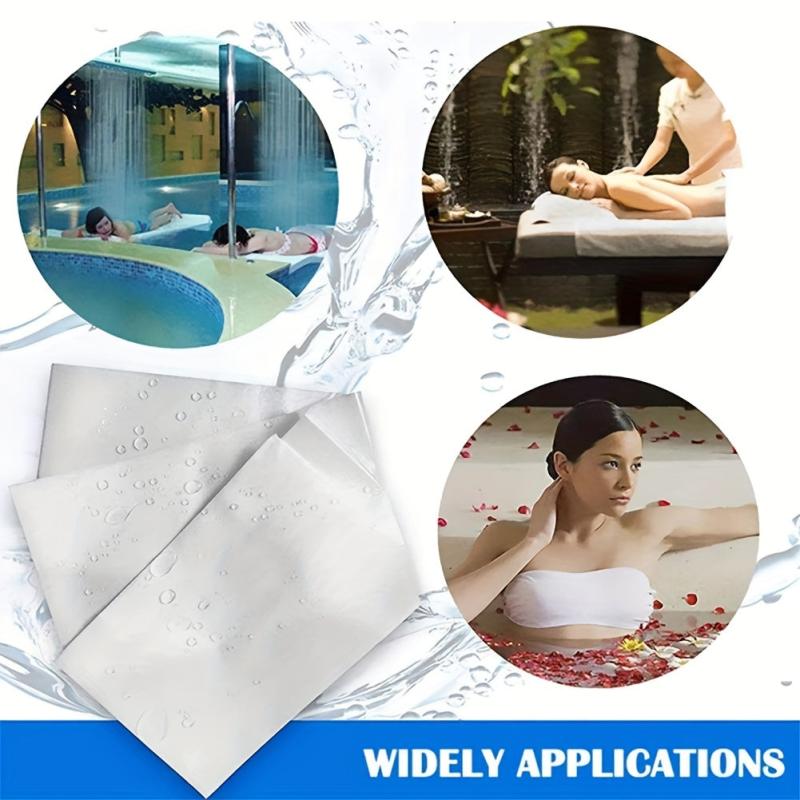 50pcs Disposable Spa Massage Mattress Sheets Non Woven Headrest Paper Sheets