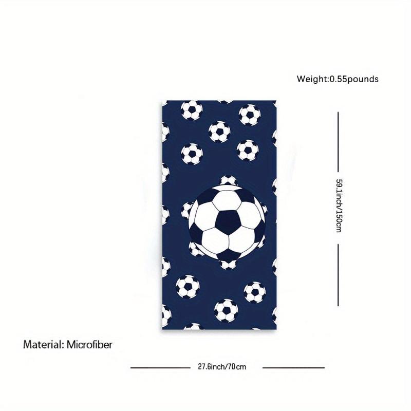 Football Beach Towel for Pool Party - Large Beach Blanket for Adults