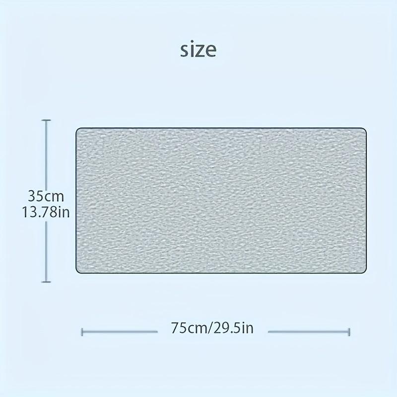 Soft Coral Fleece Hand Towel - Absorbent Plain Towel for Home Bathroom