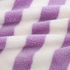 Soft Coral Fleece Hand Towel - Absorbent Plain Towel for Home Bathroom