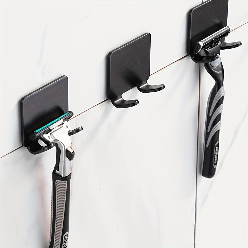 Stainless Steel Razor Holder Bathroom Storage Hook Shaver Shelf