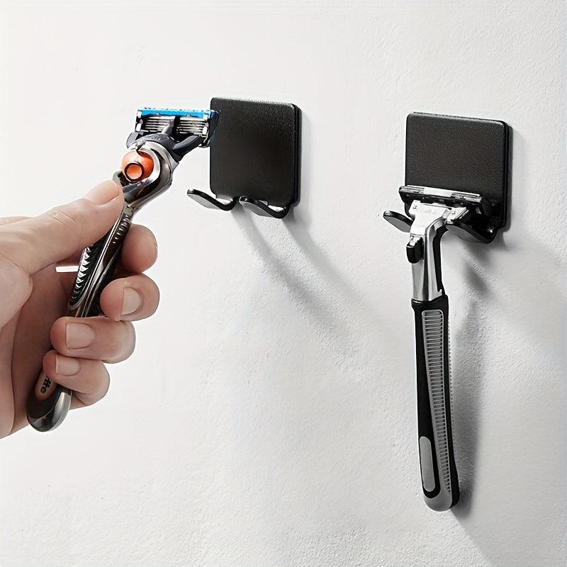 Stainless Steel Razor Holder Bathroom Storage Hook Shaver Shelf