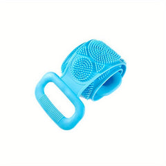 Long Silicone Back Scrubber For Shower Body Bath Brush