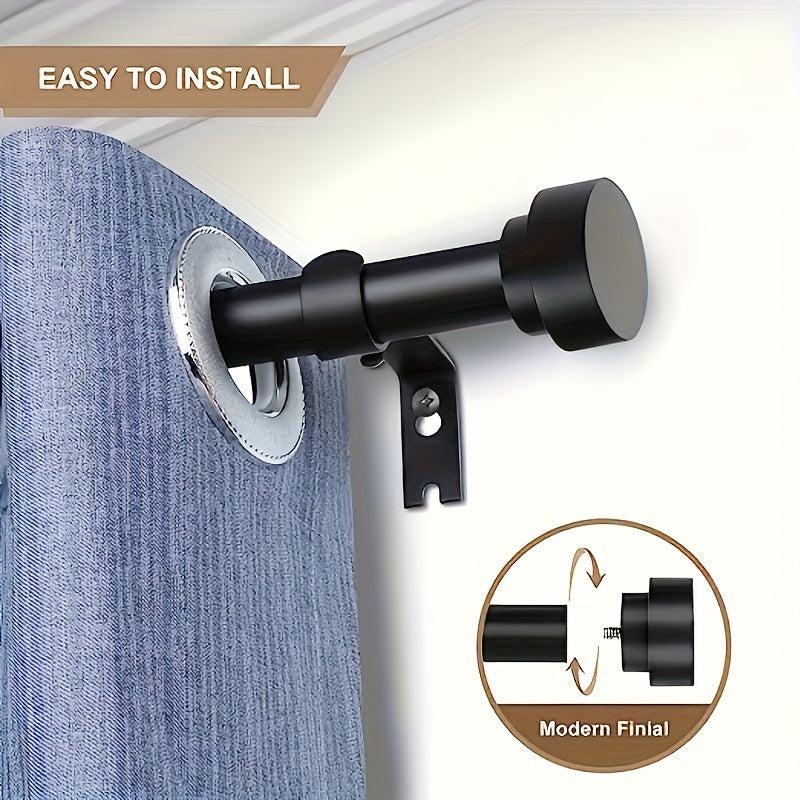 Adjustable Curtain Rods Heavy Duty 45-72 Inches