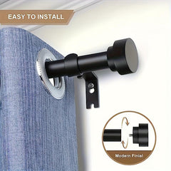 Adjustable Curtain Rods Heavy Duty 45-72 Inches