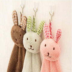 Rabbit Pattern Hanging Towel for Kitchen & Bathroom