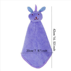 Rabbit Pattern Hanging Towel for Kitchen & Bathroom