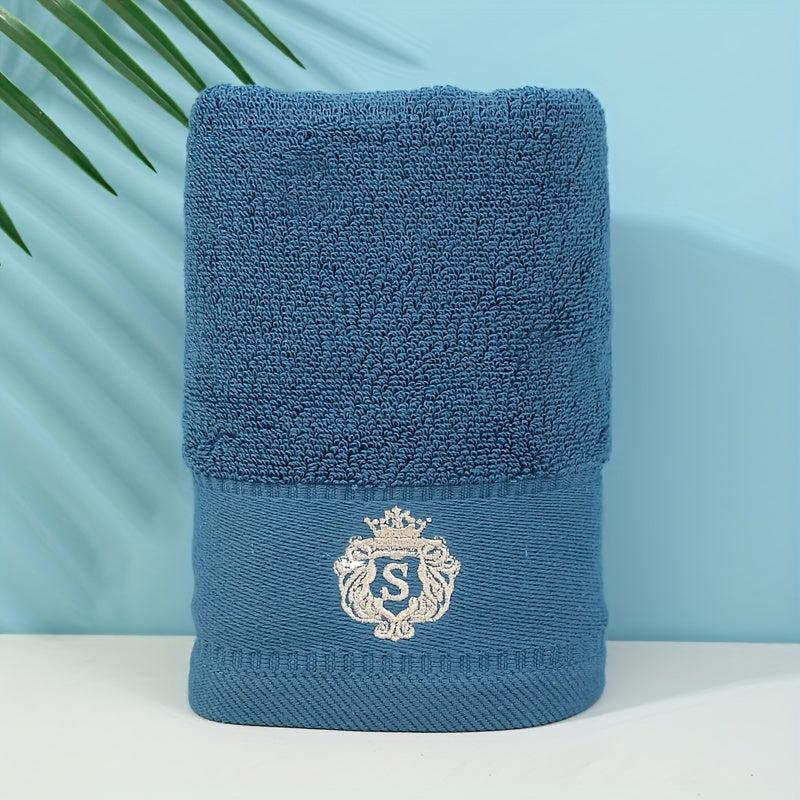 Soft Skin-friendly Cotton Bath Towel - Plain Absorbent Towel