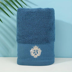 Soft Skin-friendly Cotton Bath Towel - Plain Absorbent Towel