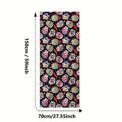 Colorful Skull Pattern Beach Towel Quick Drying Soft Absorbent Towel