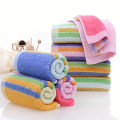 Soft Hand Towel Striped Face Towel Home Bathroom Travel Gym 12.99x28.74in