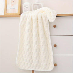 Soft Coral Fleece Hand Towel Absorbent for Home Bathroom