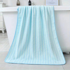 Thick Striped Bath Towel 70x140cm Soft Skin-friendly Absorbent Towel