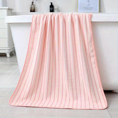 Thick Striped Bath Towel 70x140cm Soft Skin-friendly Absorbent Towel