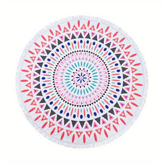 Boho Fringe Tassel Beach Towel Quick Dry Absorbent Sand Free for Travel Camping