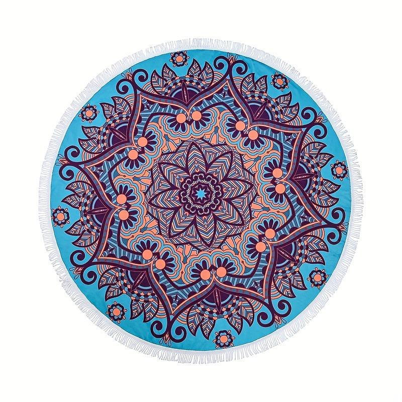 Boho Fringe Tassel Beach Towel Quick Dry Absorbent Sand Free for Travel Camping