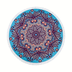 Boho Fringe Tassel Beach Towel Quick Dry Absorbent Sand Free for Travel Camping
